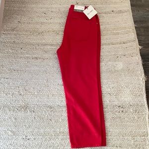 NWT DL1961 High Rise Red Jeans